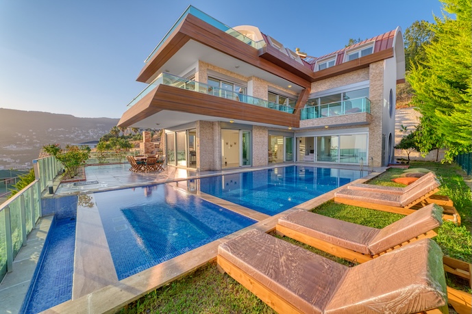 Вилла в Турции 5+1 в районе Бекташ в Алании - Фото 1