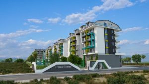 Квартира в Турции 2+1 в комплексе Konak Terrace в районе Каргыджак - Фото 1