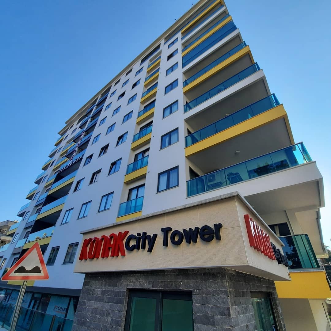 Квартира в Алании 3+1 в комплексе Konak City Towers в центре города - Фото 1
