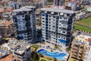 Квартира в Турции 2+1 в комплексе Konak Twin Towers 2 у пляжа Клеопатра в Алании - Фото 1