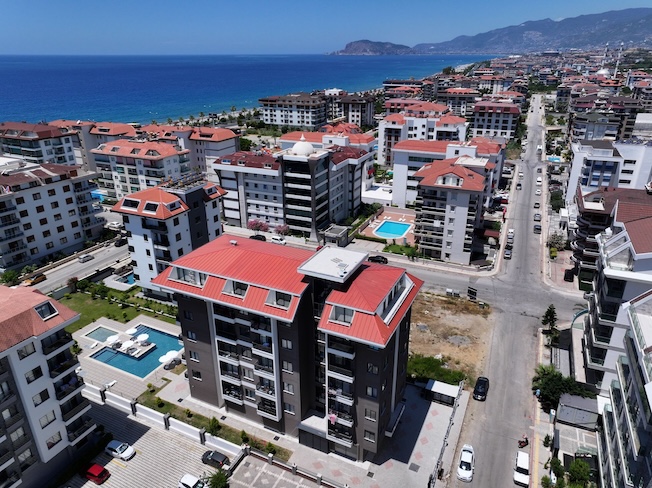 Квартира в Алании 1+1 в комплексе White Crown в районе Кестель - Фото 2