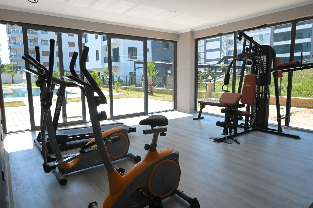 Квартира в Алании 1+1 в комплексе White Crown в районе Кестель - Фото 8