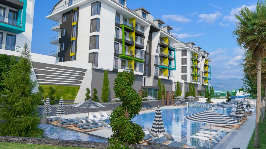 Квартира в Турции 2+1 в комплексе Konak Terrace в районе Каргыджак - Фото 5