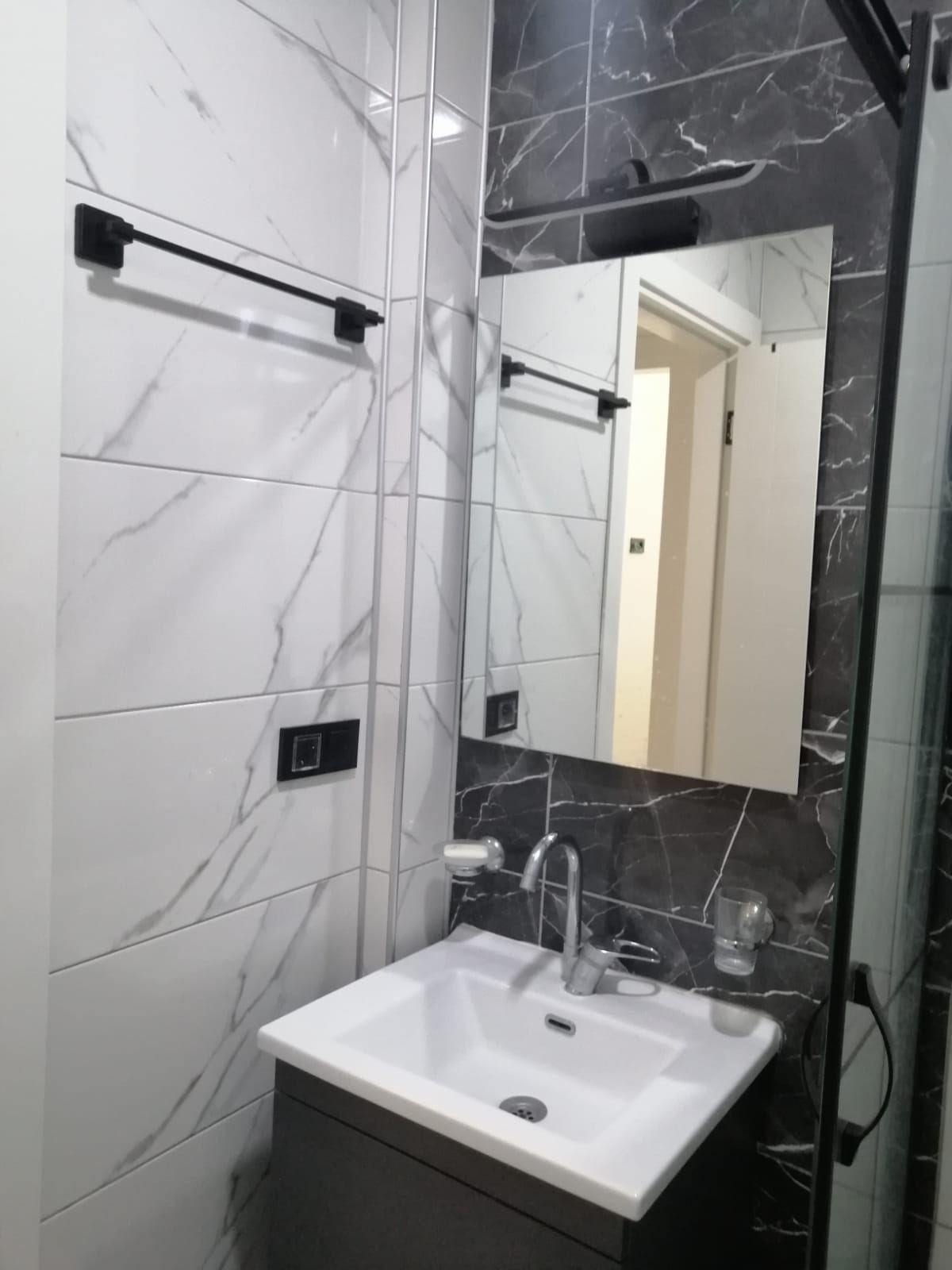 Квартира в Алании 1+1 в комплексе White Crown в районе Кестель - Фото 22