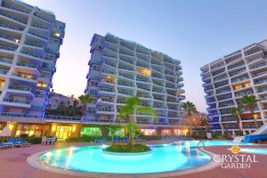 Квартира 2+1 в комплексе Crystal garden в районе Джикджилли в Алании - Фото 1