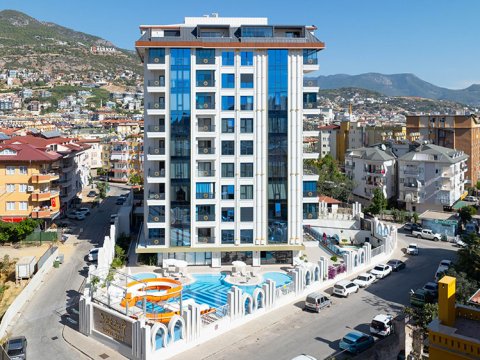 Квартира в Алании 2+1 в комплексе Yekta Royal club в центре города - Фото 1