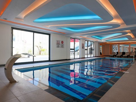 Квартира в Алании 2+1 в комплексе Yekta Royal club в центре города - Фото 15