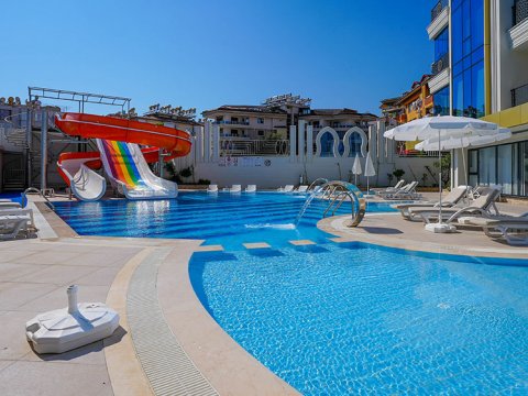 Квартира в Алании 2+1 в комплексе Yekta Royal club в центре города - Фото 6