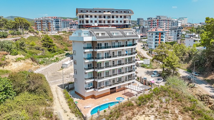 Квартира в Алании 1+1 в комплексе Green Valley в районе Авсаллар - Фото 1