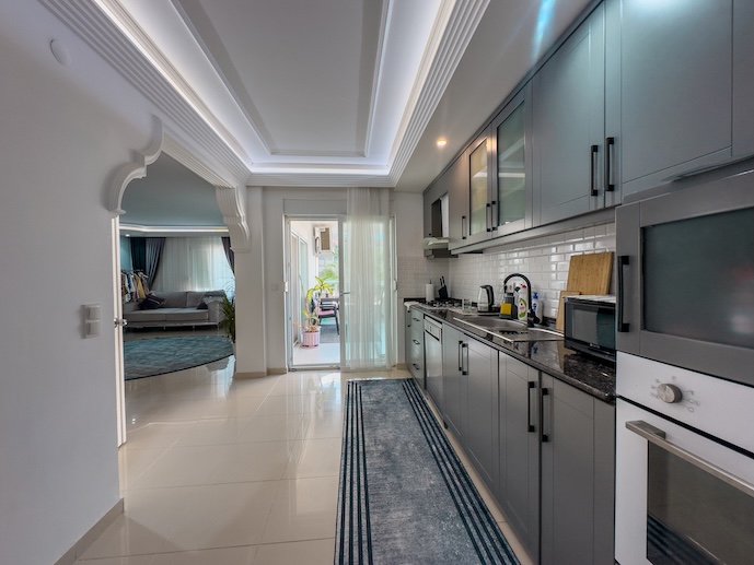 Квартира в Турции 3+1 в комплексе Crown 1 в районе Оба в Алании - Фото 13