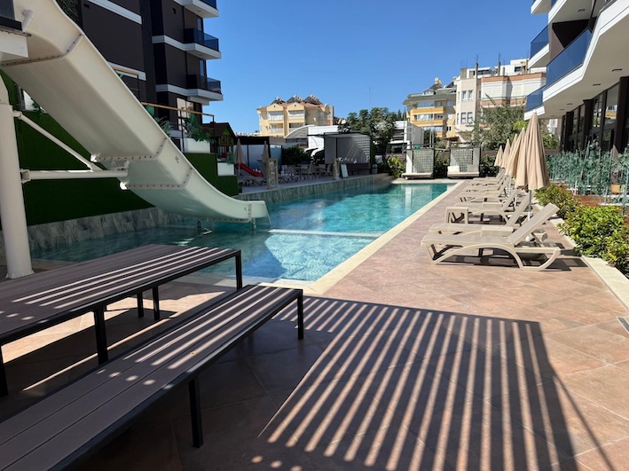 Квартира в Турции 1+1 в комплексе New Level Сleopatra в центре Алании - Фото 3