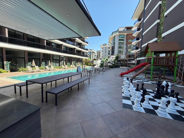 Квартира в Турции 1+1 в комплексе New Level Сleopatra в центре Алании - Фото 8