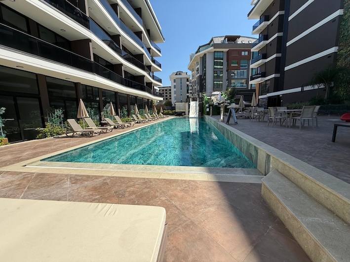 Квартира в Турции 1+1 в комплексе New Level Сleopatra в центре Алании - Фото 5