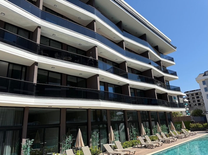 Квартира в Турции 1+1 в комплексе New Level Сleopatra в центре Алании - Фото 2