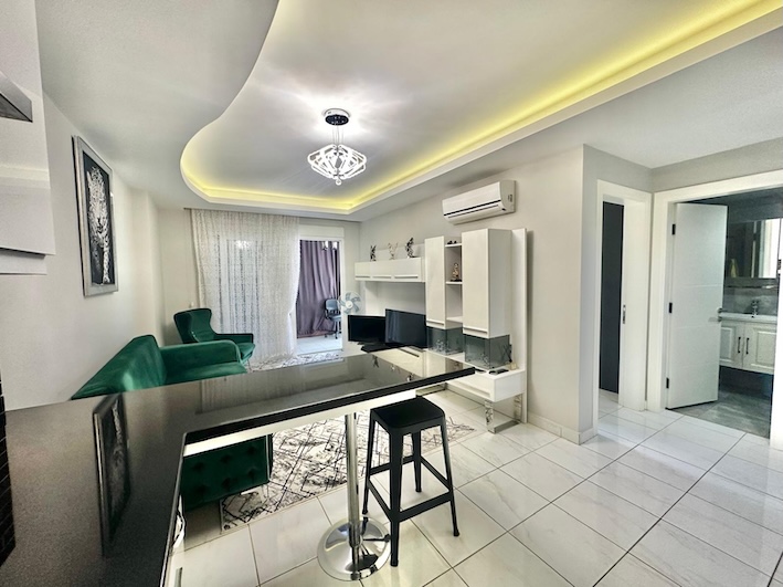 Квартира в Алании 1+1 в комплексе Sonas Life в районе Махмутлар - Фото 7