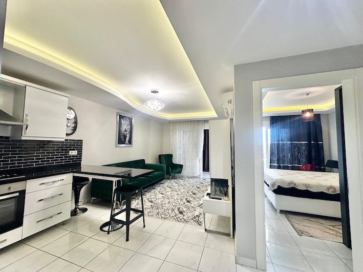 Квартира в Алании 1+1 в комплексе Sonas Life в районе Махмутлар - Фото 9