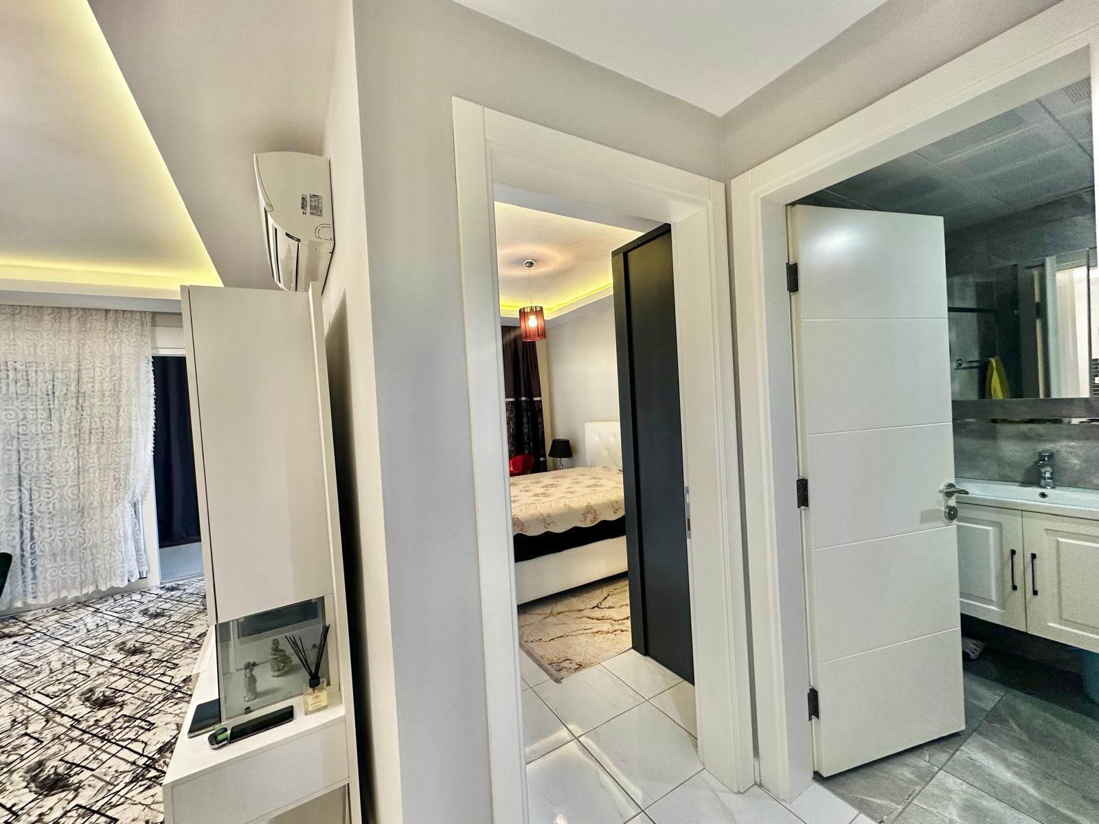 Квартира в Алании 1+1 в комплексе Sonas Life в районе Махмутлар - Фото 12