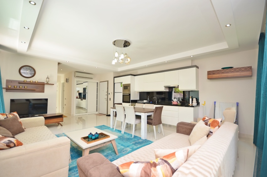 Квартира в Турции 2+1 в комплексе Konak Seaside Home в районе Каргыджак - Фото 25