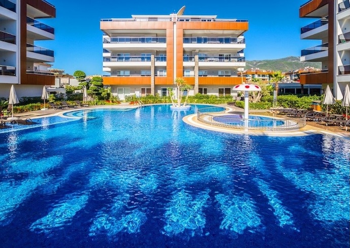 Квартира в Алании 2+1 в комплексе Best home 16 в районе Оба - Фото 1