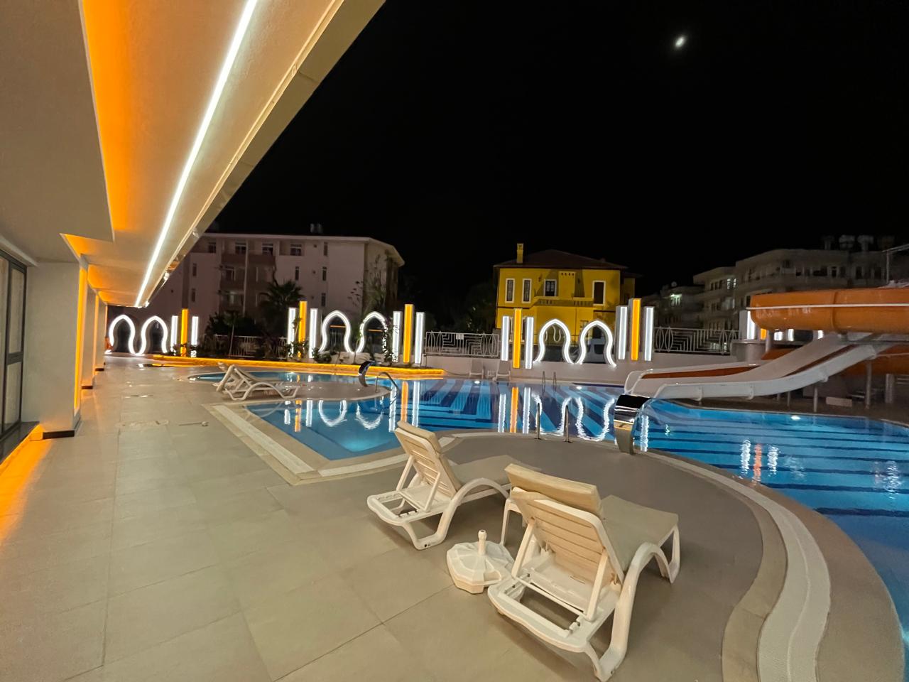 Квартира в Алании 2+1 в комплексе Yekta Royal club в центре города - Фото 8