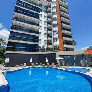 Квартира в Алании 2+1 в комплексе Elite Marine 3 в районе пляжа Клеопатра