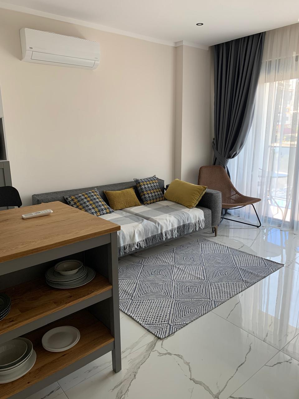 Квартира в Алании 1+1 в комплексе Vega Style в районе Каргыджак - Фото 19