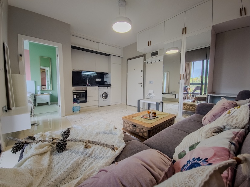 Квартира в Алании 1+1 в комплексе Aqua Residence в районе Кестель - Фото 16