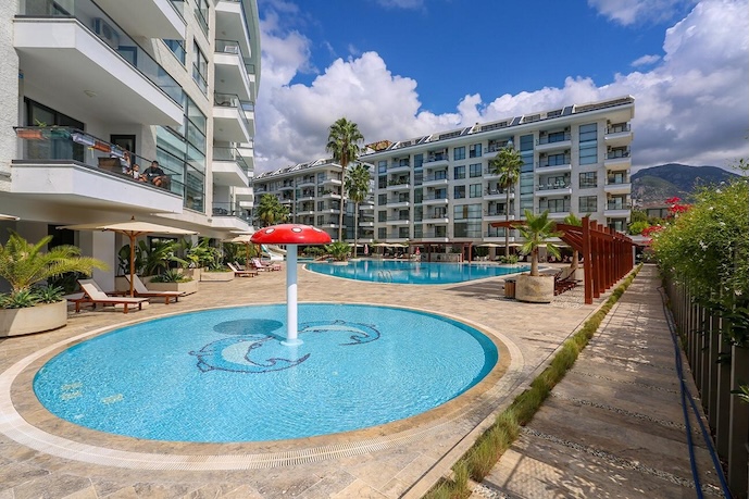 Квартира в Алании 1+1 в комплексе Aqua Residence в районе Кестель - Фото 6