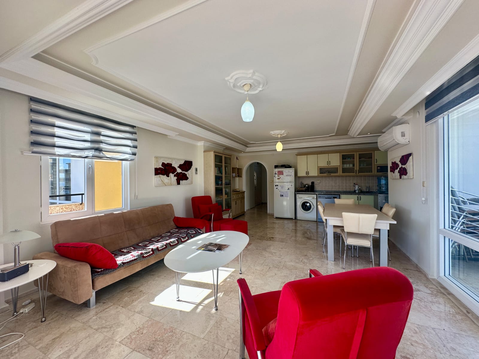 Квартира в Махмутлар 4+1 дуплекс в комплексе Zeyma Dolek в Алании - Фото 8