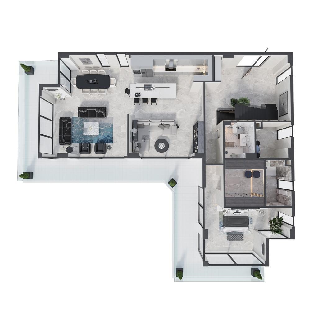 Вилла в Турции 5+2 в районе Бекташ в Алании - Фото 7