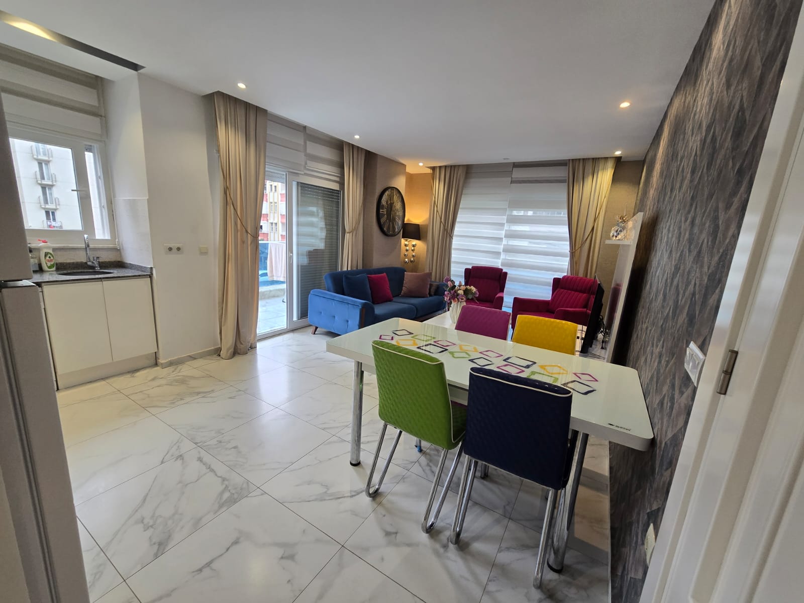 Квартира в Алании 2+1 в комплексе Hafnium residence в районе Махмутлар - Фото 13