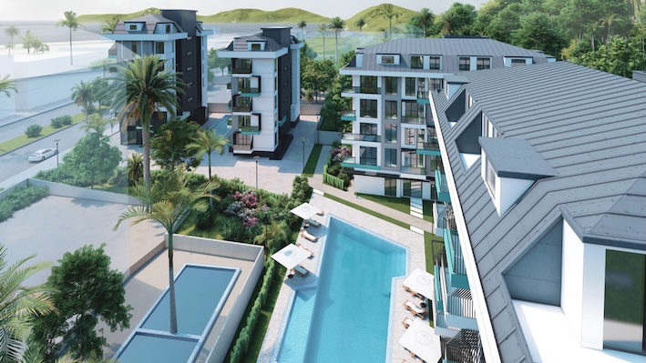 Квартиры в Алании 1+1 в комплексе Dream Homes в районе Клеопатра - Фото 6