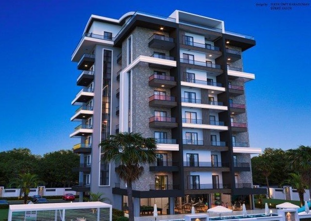 Квартира в Паяллар 1+1 в комплексе Live City в Алании - Фото 1