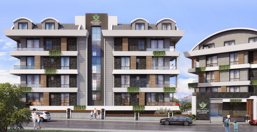 Квартира в Оба 1+1 в комплексе Begonia Garden в Алании - Фото 2