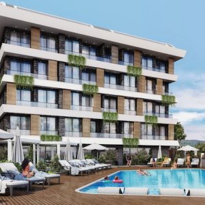 Квартира в Оба 1+1 в комплексе Begonia Garden в Алании