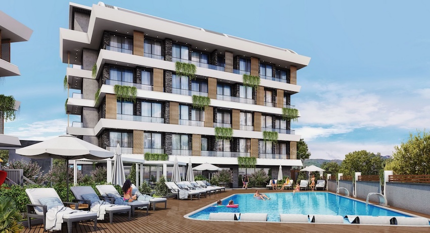 Квартира в Оба 1+1 в комплексе Begonia Garden в Алании - Фото 1