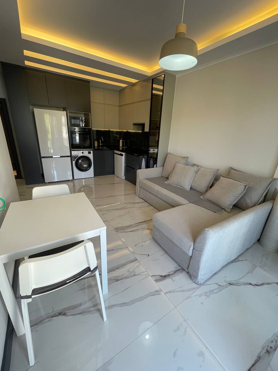 Квартира в Оба 1+1 в комплексе River Panorama в Алании - Фото 17