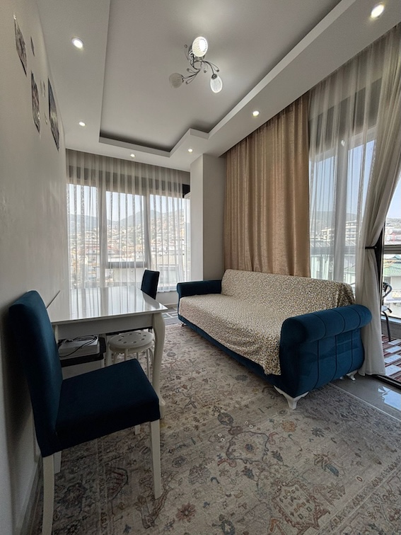 Недорогая квартира в Алании 1+0 в комплексе Seda Tower в центре города - Фото 13