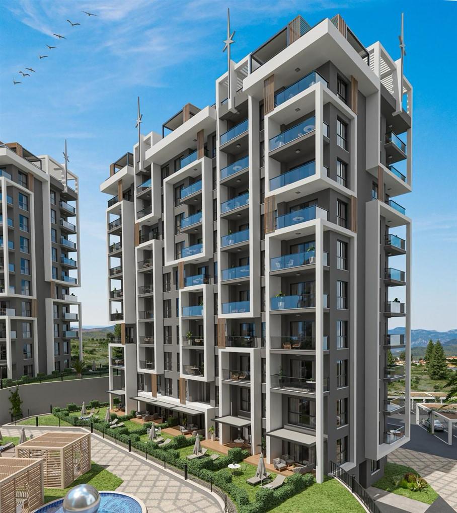 Квартира в Авсаллар 1+1 в комплексе Emerald Grand Deluxe в Алании - Фото 1