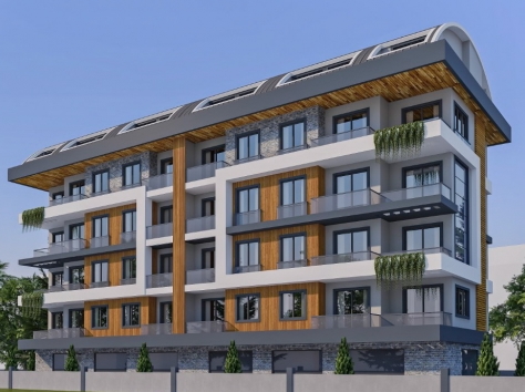 Квартира в Паяллар 1+1 по супер цене в комплексе Elegant Green Valley в Алании - Фото 1