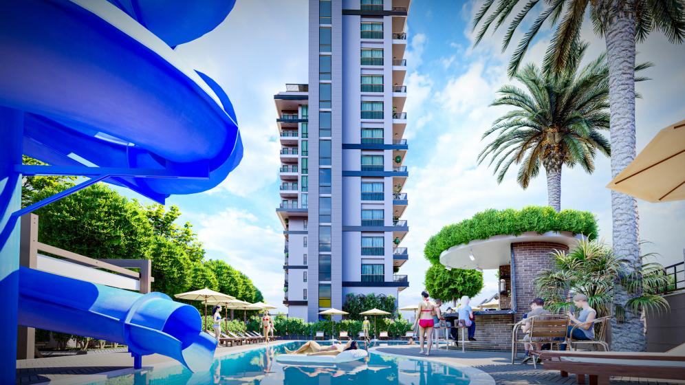 Квартира в Махмутлар 1+1 в комплексе Ecology Corner в Алании - Фото 5