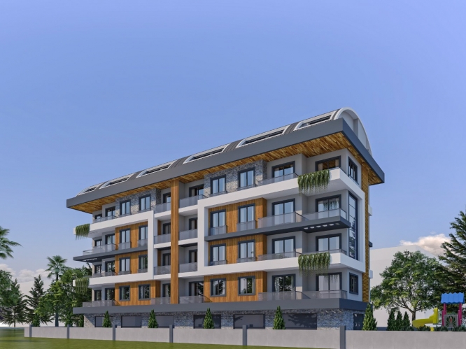 Квартира в Паяллар 1+1 по супер цене в комплексе Elegant Green Valley в Алании - Фото 5