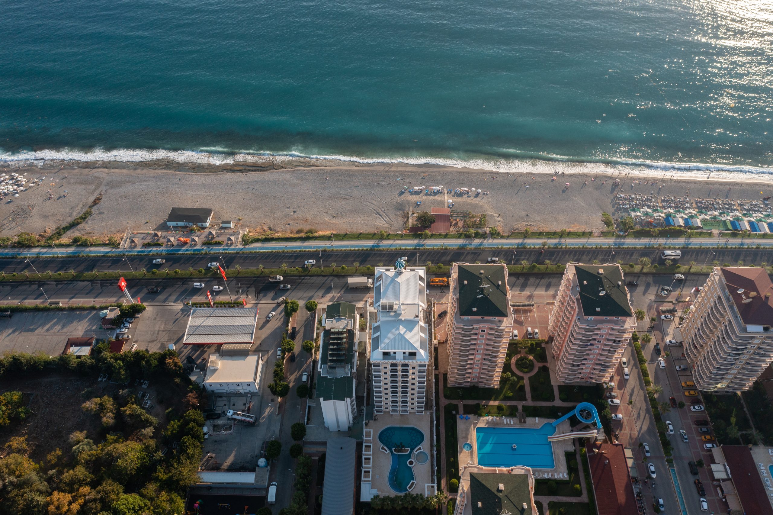 Элитная квартира в Махмутлар 2+1 на первой линии в комплексе Yenisey Palace в Алании - Фото 2