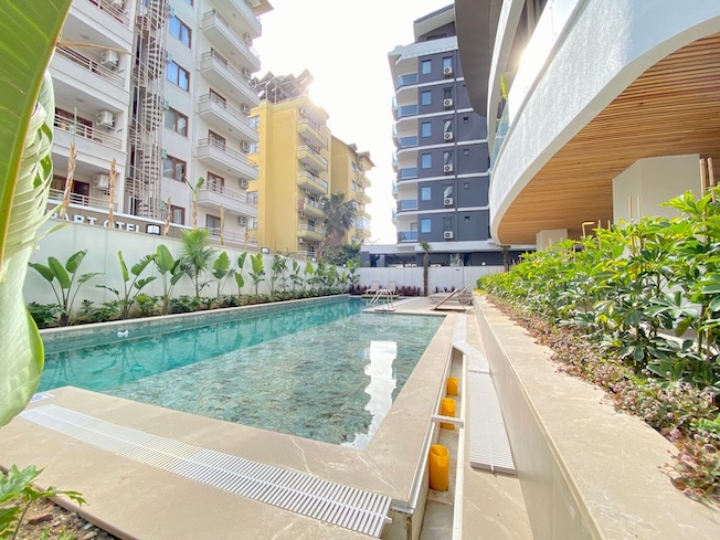 Квартира в Алании 1+1 в комплексе Cleopatra Littore в самом центре города - Фото 4