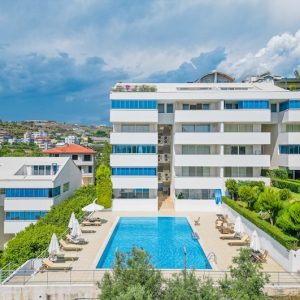 Квартиры в Конаклы дуплекс 3+1 в комплексе Novron Orients в Алании