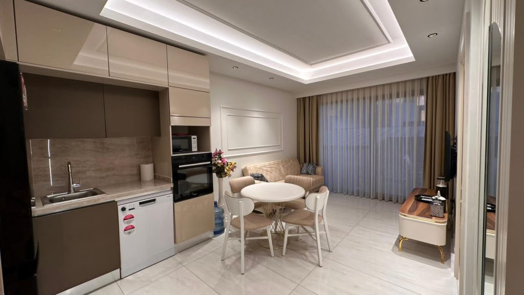 Квартира в Махмутлар 1+1 в премиум комплексе Cebeci Towers в Алании - Фото 20