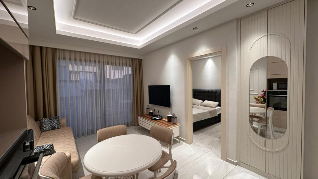 Квартира в Махмутлар 1+1 в премиум комплексе Cebeci Towers в Алании - Фото 23