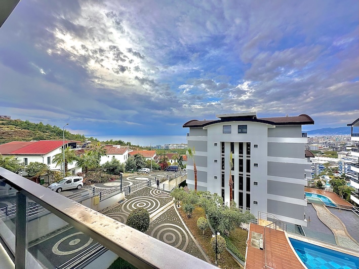 Квартира в Каргыджак 1+1 в комплексе Toprak Panorama в Алании - Фото 19