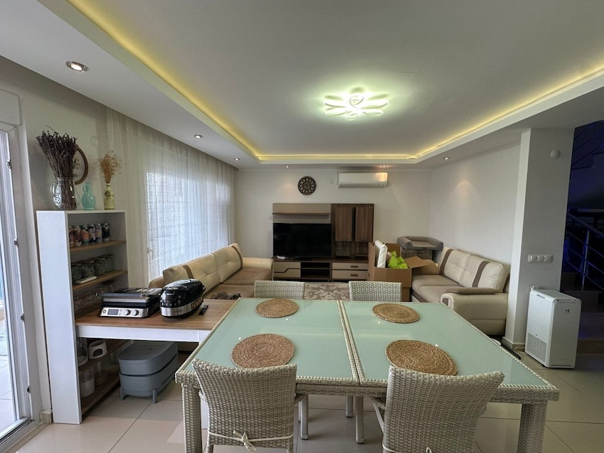 Квартира в Алании 3+1 дуплекс в комплексе Crystal Garden в районе Джикджилли - Фото 21