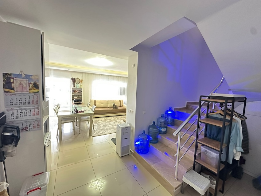 Квартира в Алании 3+1 дуплекс в комплексе Crystal Garden в районе Джикджилли - Фото 19